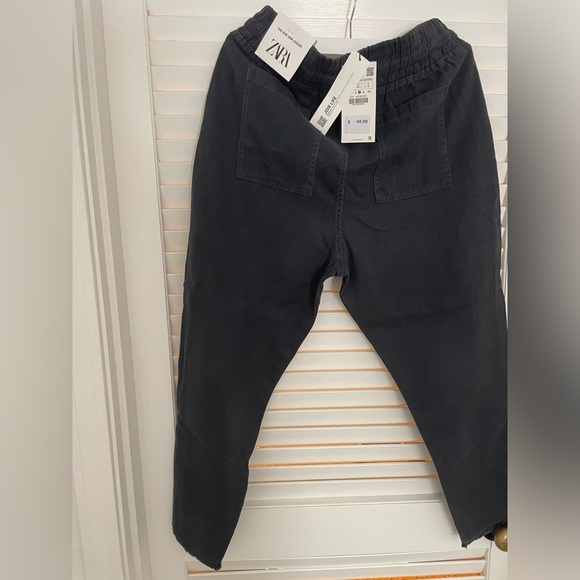 Raw hem Slate gray Joggers - Picture 2 of 3